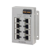 SH-9008FT Flat Type 8-port Industrial Unmanaged Switching Hub