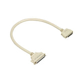 PCE50/37PS-0.5P 50 pin miniature ribbon to 37 pin D-SUB conversion shield cable