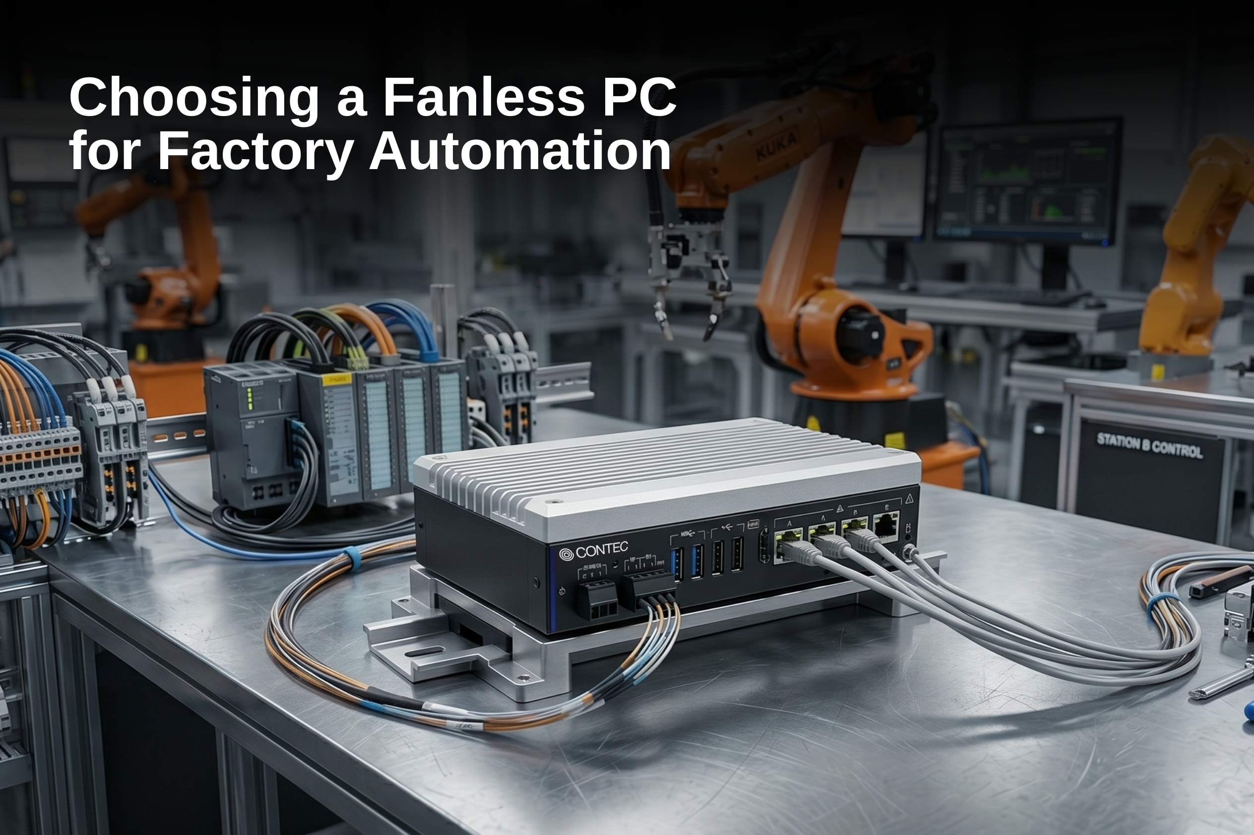 Choosing a Fanless PC for Factory Automation – Contec eShop