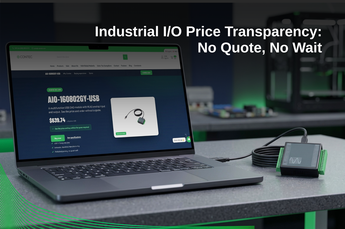 Industrial I/O Price Transparency: No Quote, No Wait | Contec