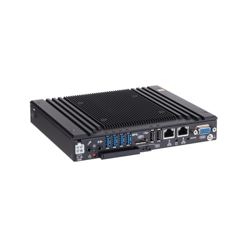 BX-T3000 - Fanless Embedded PC / Slim A5 Size / Intel 8th Gen Processors (Whiskey Lake) / 12-24VDC Input / -20-60C Operation