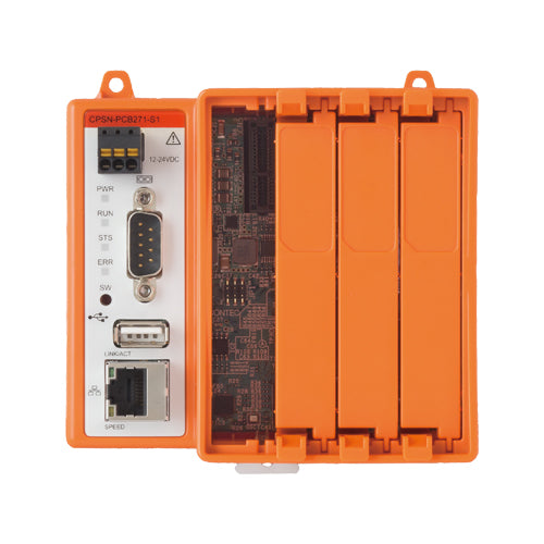 CPSN-PCB271-S1-041 CONPROSYS nano Programmable Remote I/O - Communication Coupler (IEC 61131-3 CODESYS) / Modbus Slave / 4x Slot / 1x LAN / 1x RS-232C