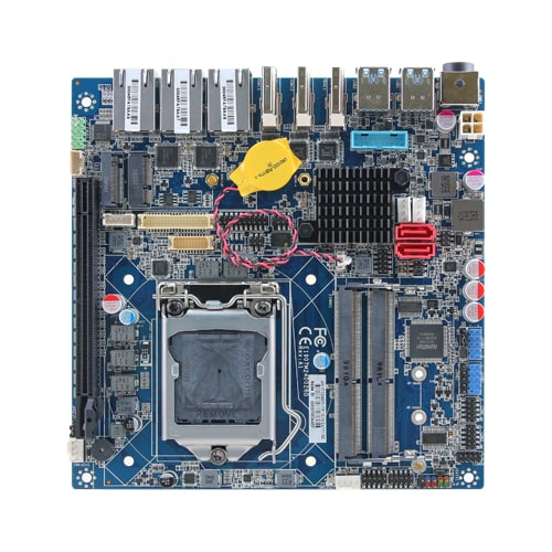 GMB-IC24600 - Carte mère industrielle/Mini-ITX/Intel 8e/9e génération (Coffee Lake + C246)/1x PCIe (x16)