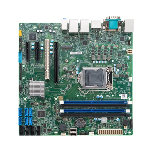 GMB-MQ37000 Industrial Motherboard / Micro-ATX / Intel 8th Gen (Coffee Lake + Q370) / 1x PCIe (x16), 2x PCIe (x4), 1x PCI