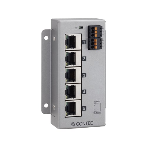 SH-9005FT Flat Type 5-port Industrial Unmanaged Switching Hub