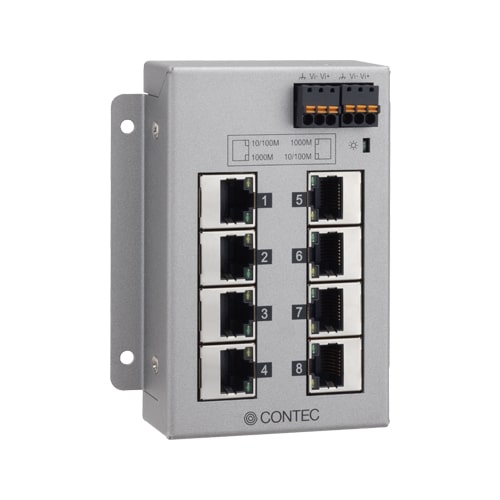 SH-9008FT Flat Type 8-port Industrial Unmanaged Switching Hub
