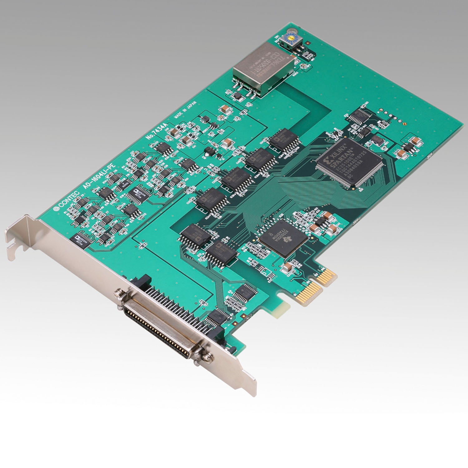 AO-1604LI-PE Analog Output PCI Express Card – Contec eShop